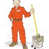 Character design for cleaning company